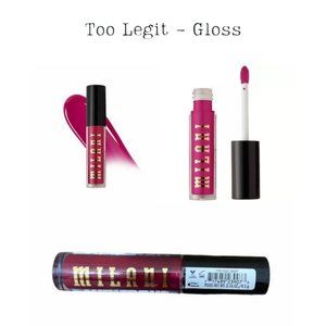 💋 5/$20 Milani Ludicrous Lip Gloss -Too Legit